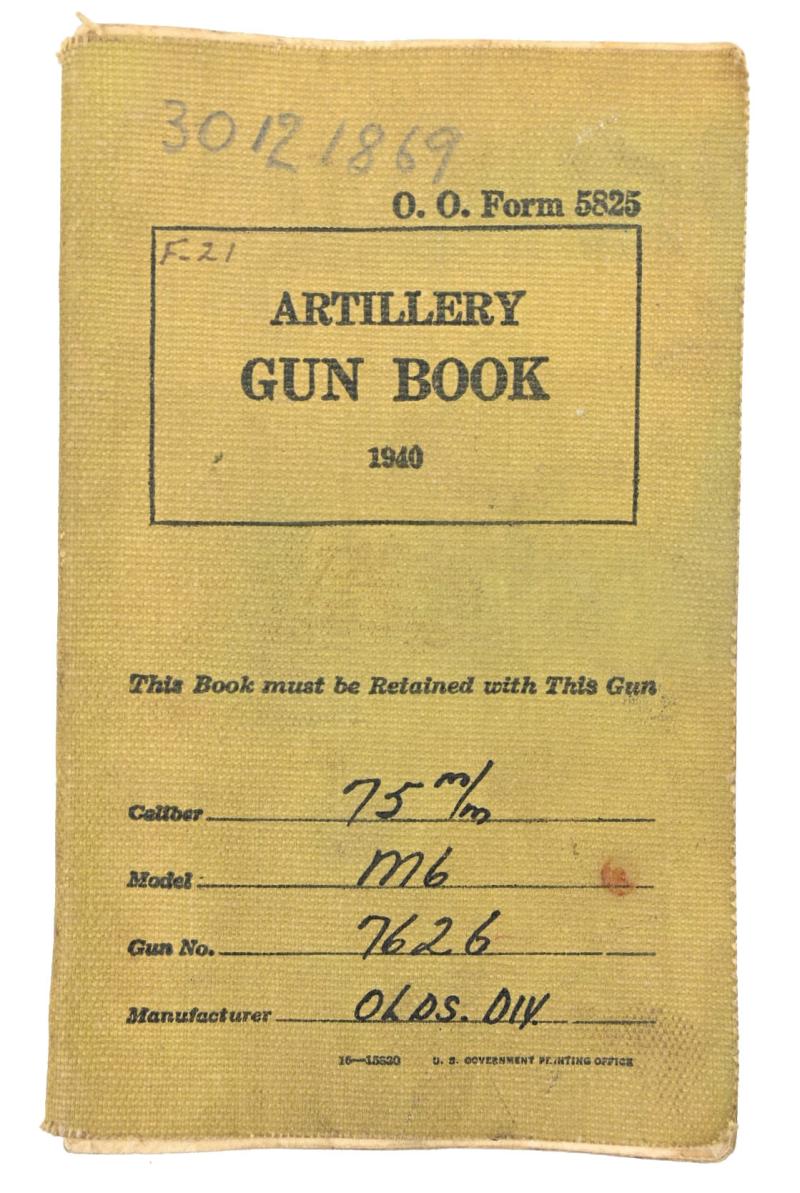 US M6 Anti Tank Gun Booklet