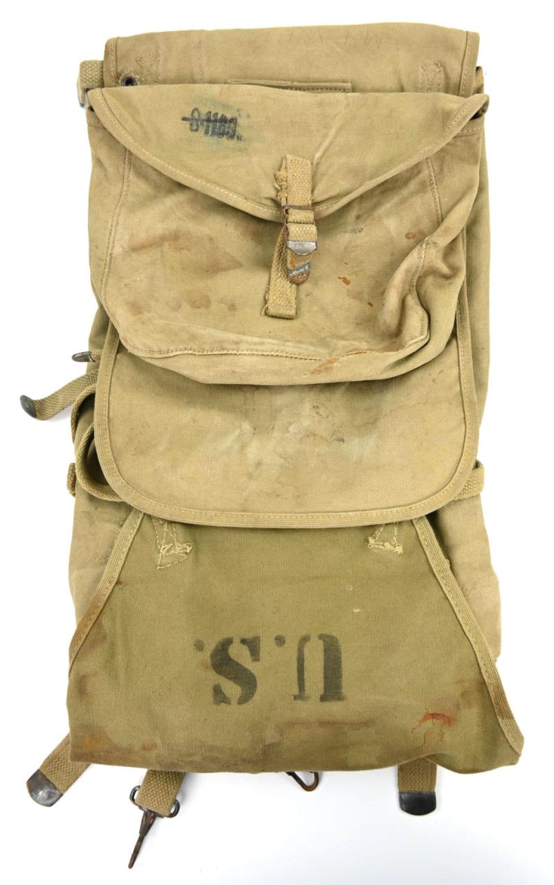 US WW2 M-1928 Haversack with Pack Carrier