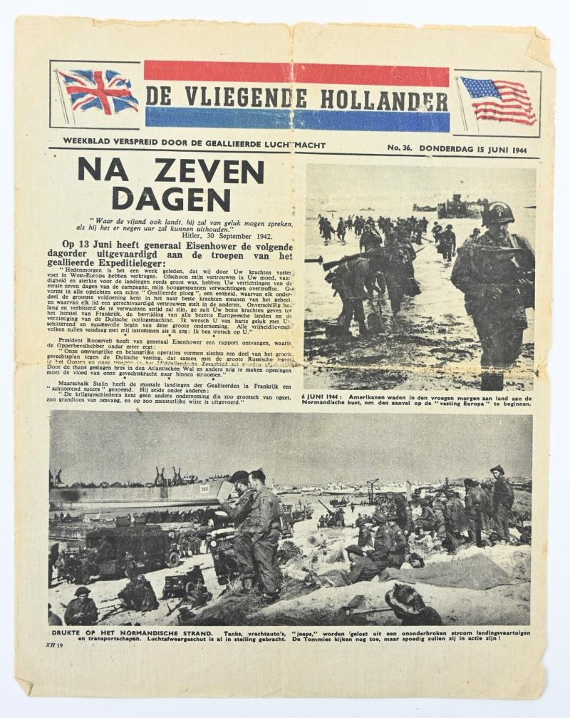 Allied Droppingsflyer 'De Vliegende Hollander' 15 June 1944