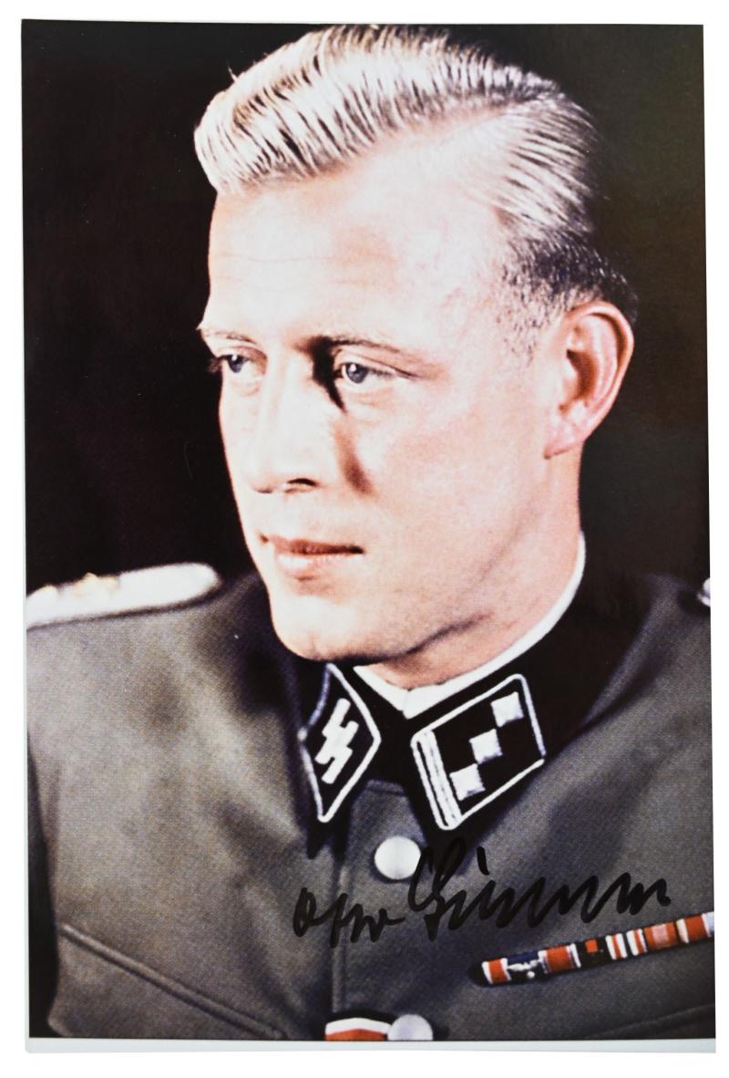 Postcard with Signature of 'Otto Guensche'