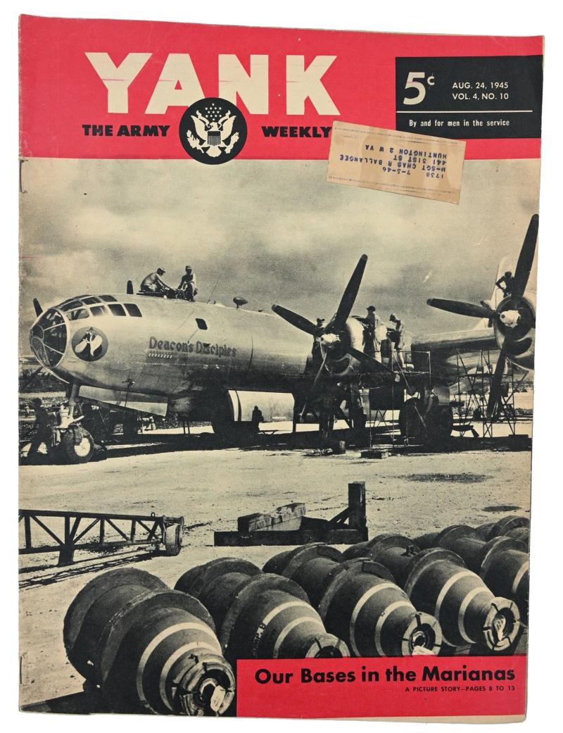 US WW2 Yank Magazine 24 August 1945