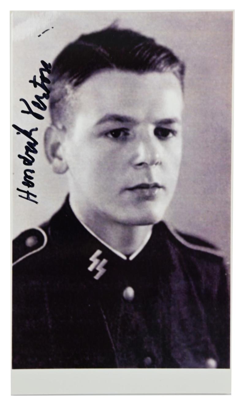 Signature of Dutch Waffen-SS 'Wiking' Member 'Hendrick C. Verton'