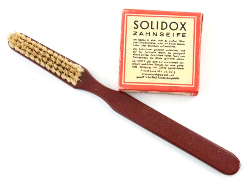 German Solidox Tooth Paste & Toothbrush