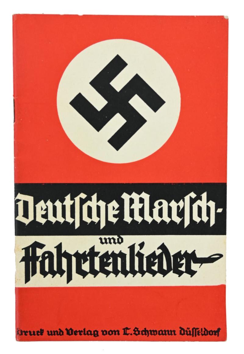 German NSDAP ''Marsh-und Fahrtenlieder'' Songbook