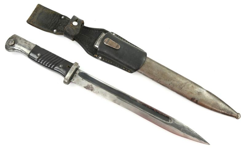 German K98 Bayonet with Frog and Matching Numbers 'Elite Diamant'