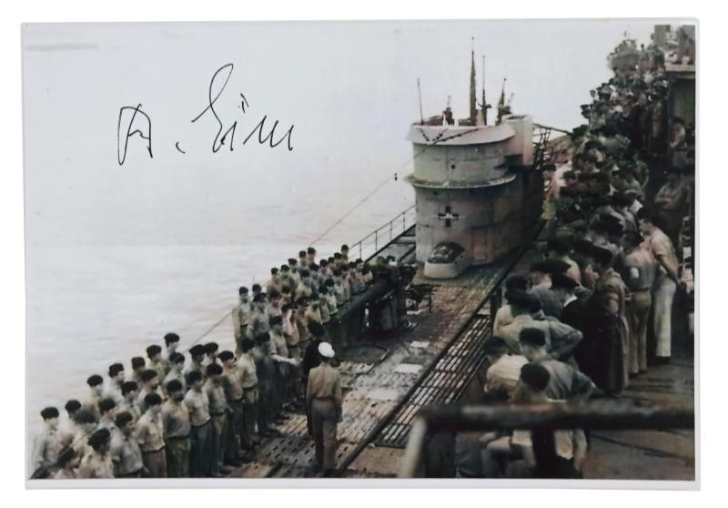 Signature of Kriegsmarine KC-Recipient 'Alfred Eick'