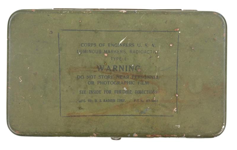 US WW2 Illuminating Disc Stock Case