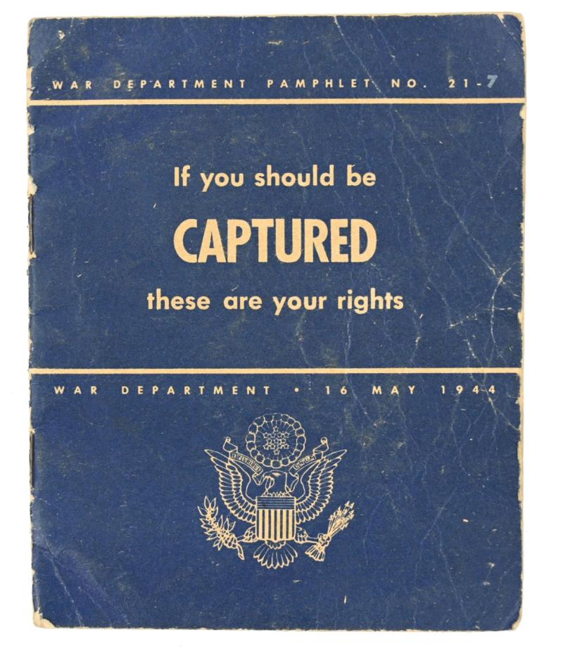 US WW2 Captured Pocket Book