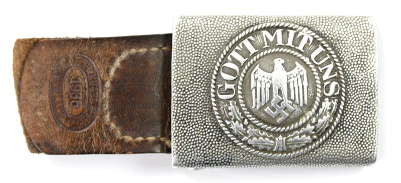 German WH Beltbuckle with Tab 'GK&F 1936'