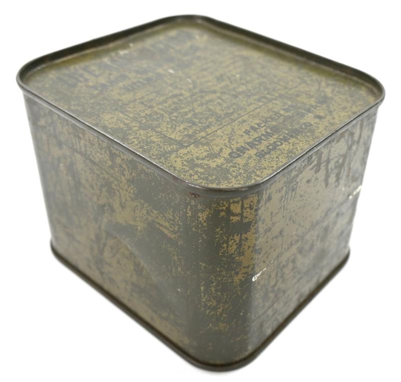 US WW2 Life Raft Ration Tin Can