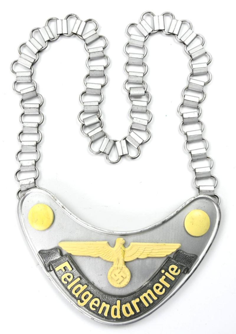 German WH Feldgendarmerie Gorget