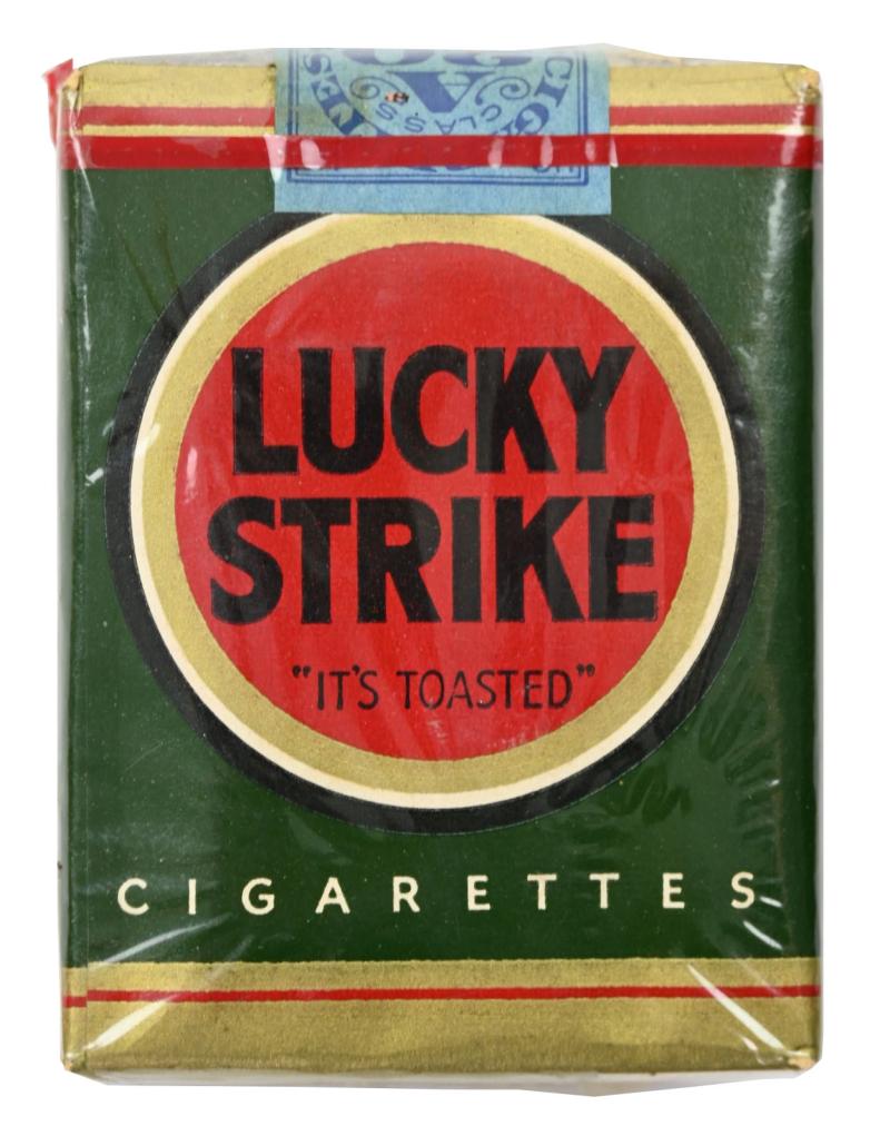 US WW2 Package of Lucky Strike Cigarets