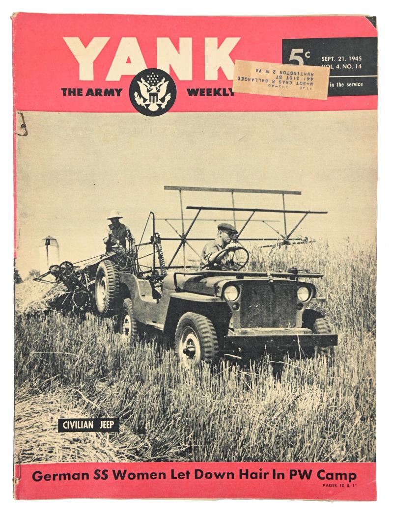 US WW2 Yank Magazine 21 September 1945