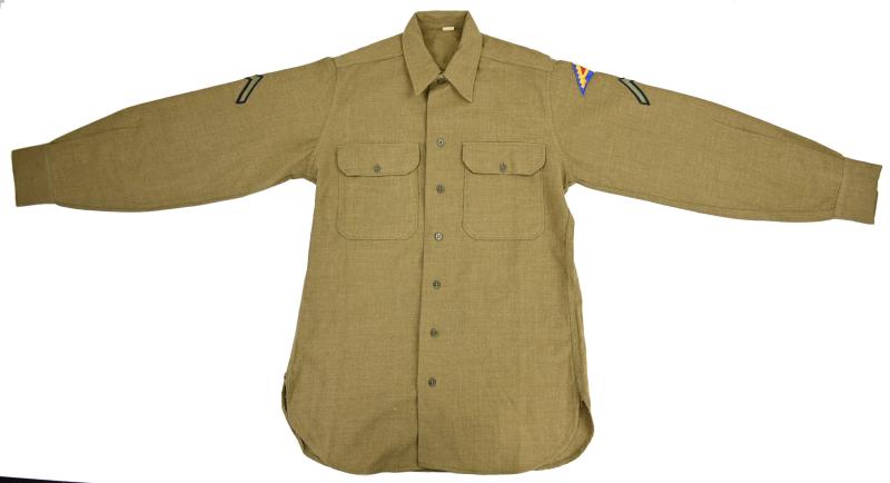 US WW2 Wool Shirt 'Seventh Army'