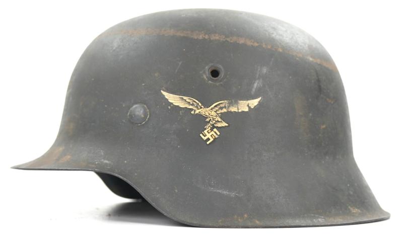 German LW M42 SD Combat Helmet Shell