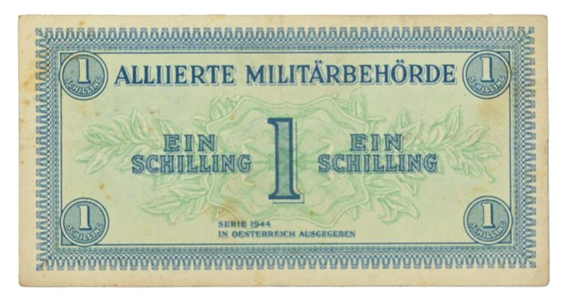 Allied WW2 Invasion Banknote 'Austria'