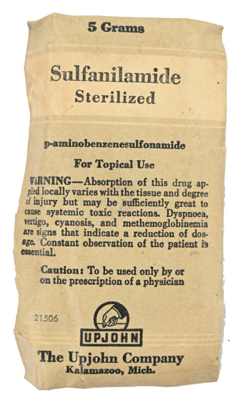 US WW2 package of Medical Sulfa