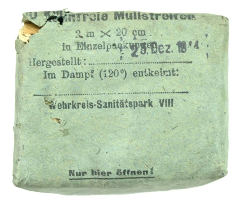 German First Aid Bandage 1945