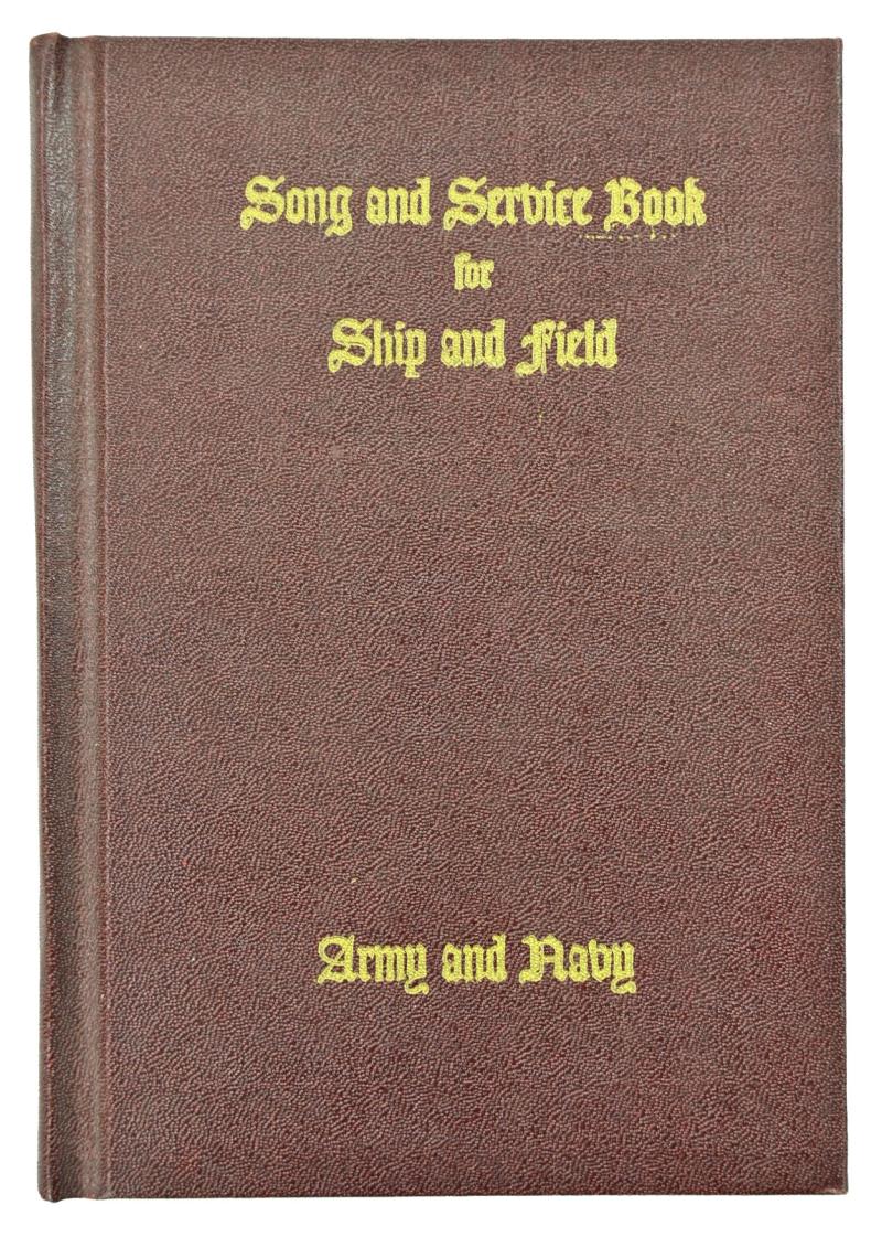 US WW2 Song and Service Book