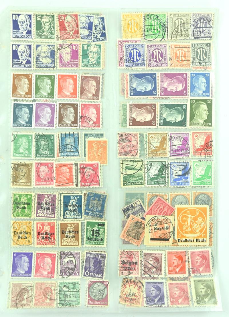 German Third Reich Stamp Grouping