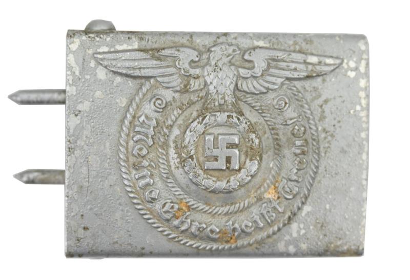 German Waffen-SS Alu Beltbuckle RZM 36/40 SS