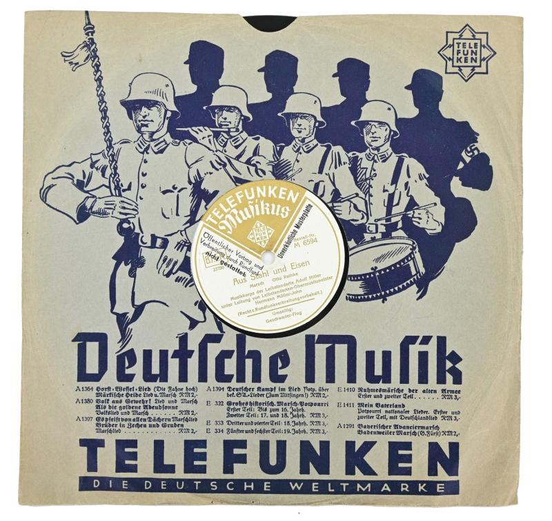 German 'Leibstandarte Adolf Hitler' Music Record