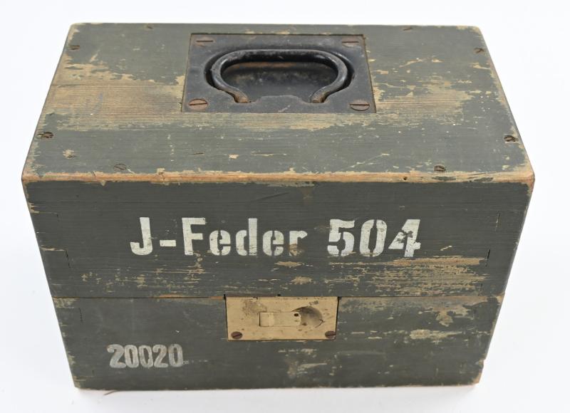 German WH Demolition Device 'J-Feder' Carrying Case