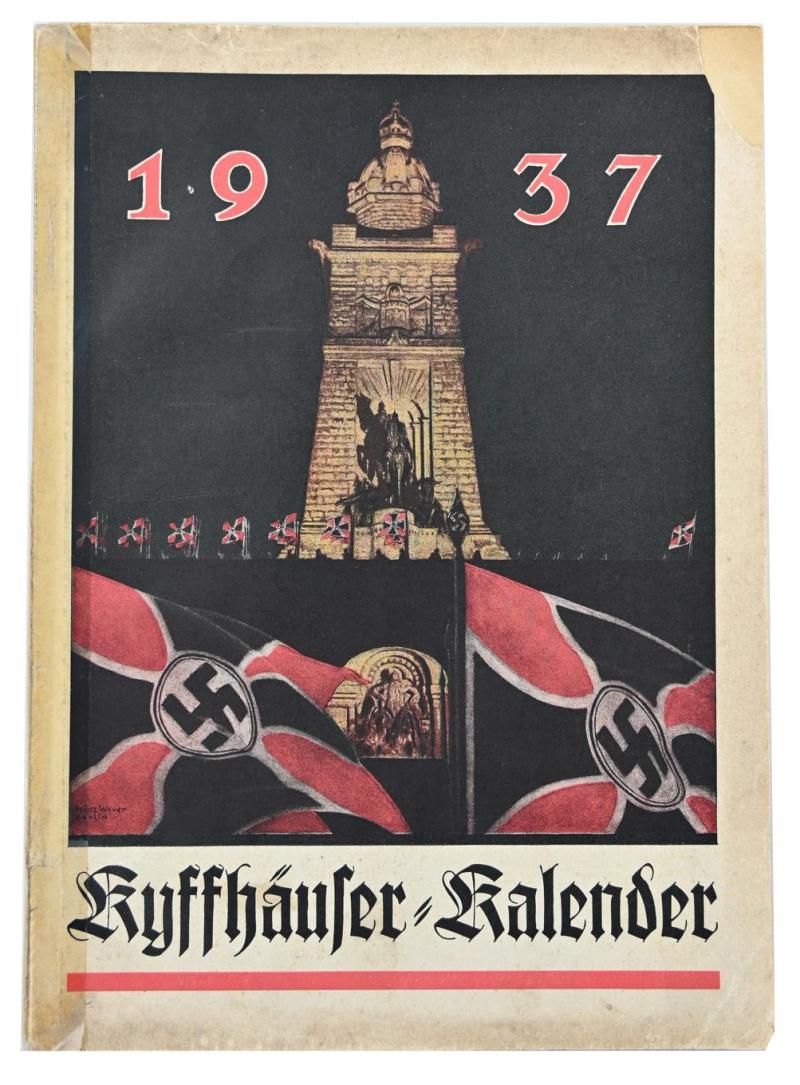 German Kyffhauserbund Kalender 1937