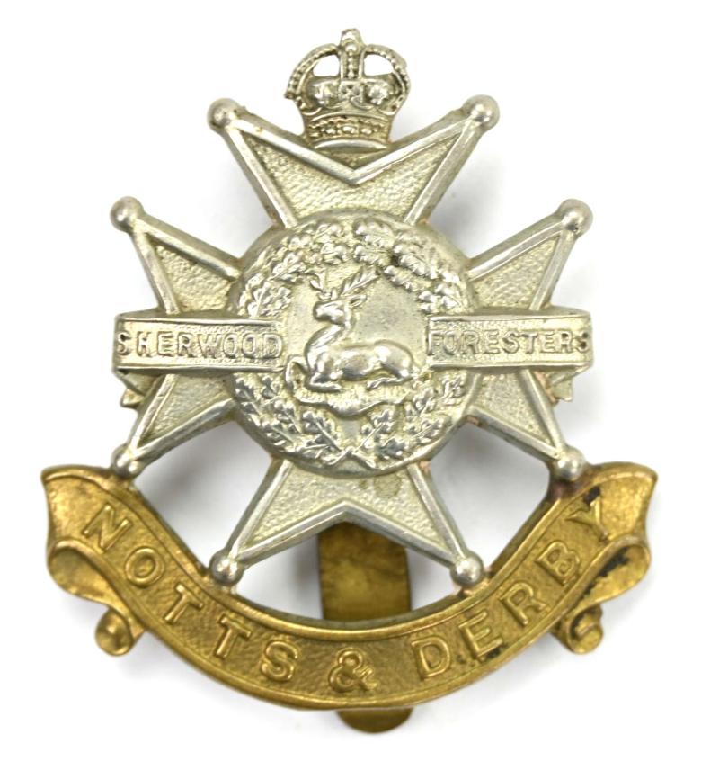 British WW2 Sherwood Foresters Cap Badge