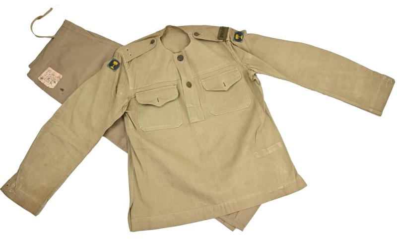 British WW2 RWAFF Colonial Troops tunic and shorts