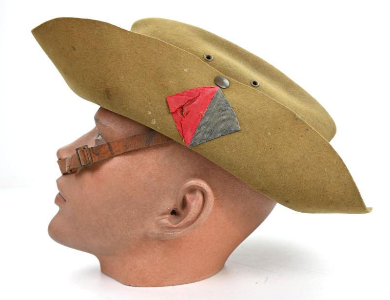 British WW2 Tropical Slouch Hat 'RA' 1942