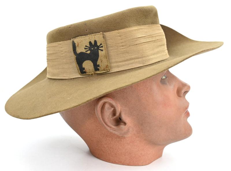 British WW2 Slouch Hat '17th Indian Division'