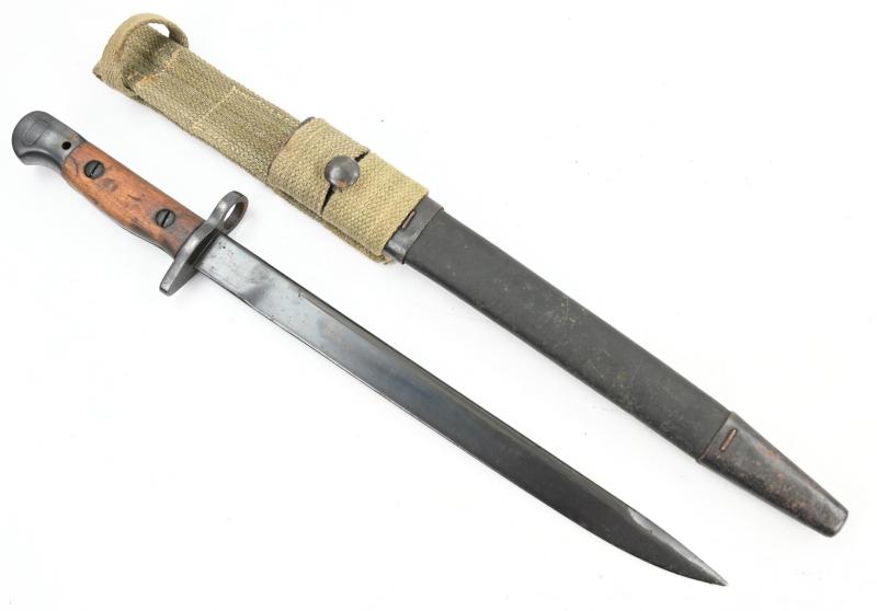 British WW2 Short SMLE Bayonet with JG Frog