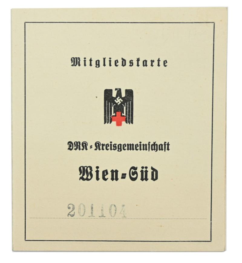 German DRK Membercard Wien