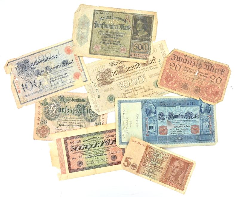 German Third Reich Era Banknotes