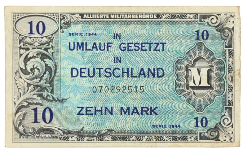 Allied WW2 Invasion Banknote 'Germany'