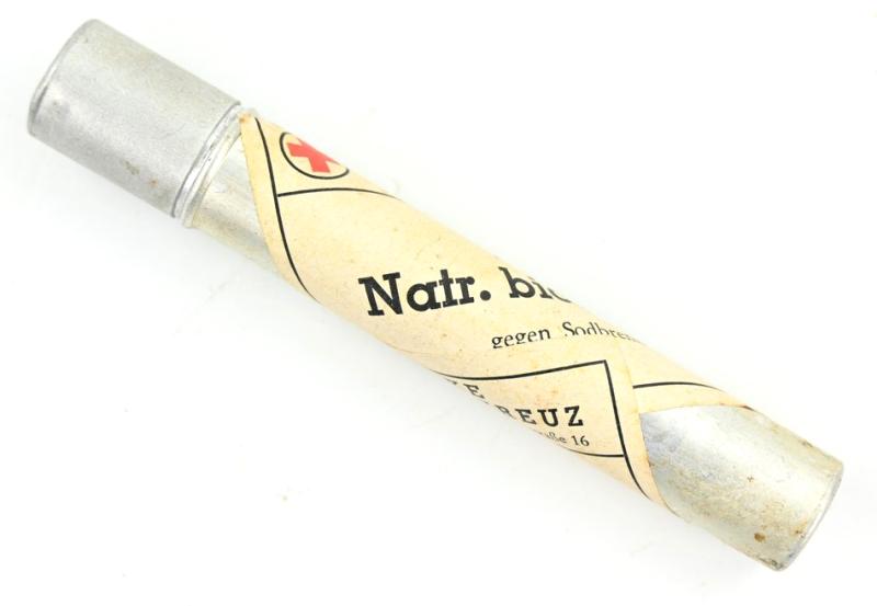 German Third Reich Era Medical Tube 'Natrium Bicarbonate'