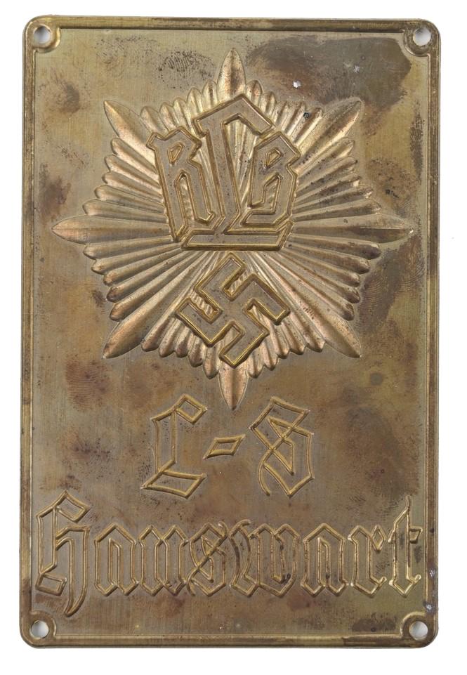 German RLB Frontdoor Plaque