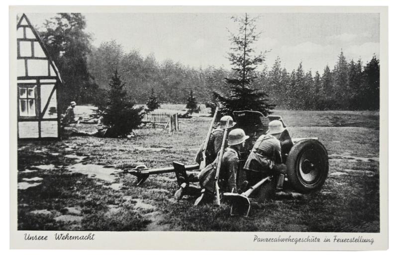 German WH Postcard 'Unsere Wehrmacht'