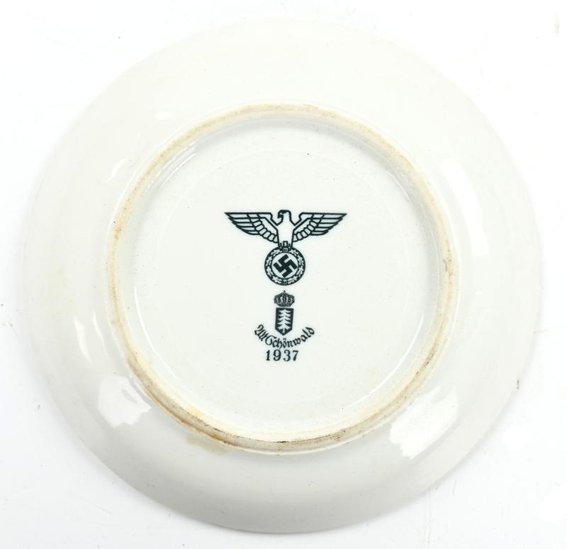 German WH Coffee Plate 1937