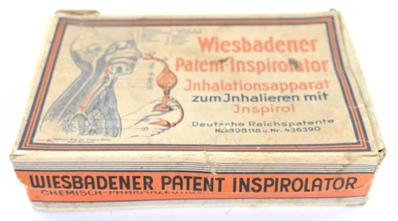 German Third Reich Era Medical Inhalation Pump in Box