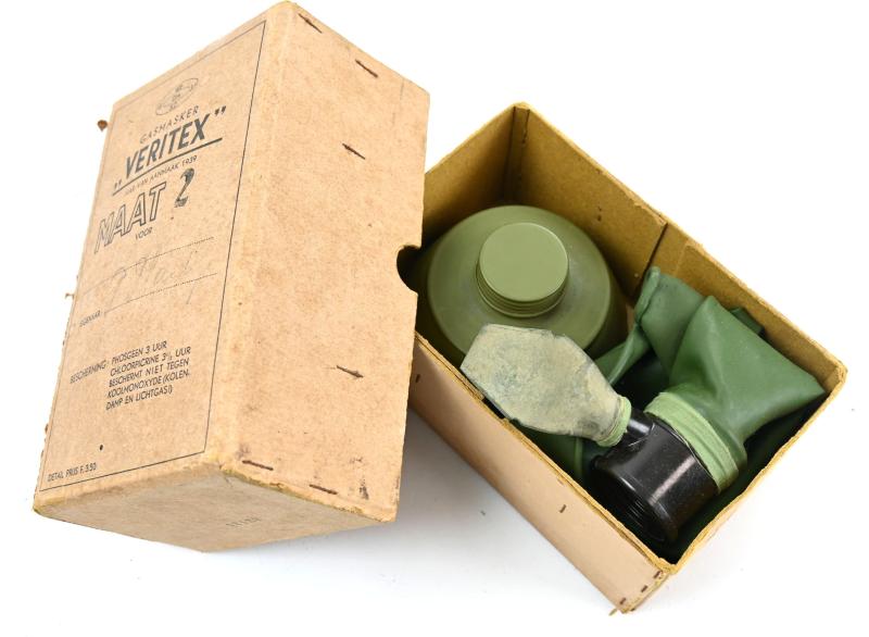 Dutch Pre-1940 'Veritex' Gasmask set in Box