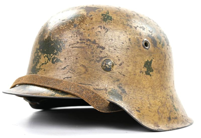 German WH M42 SD Combat Camo Helmet