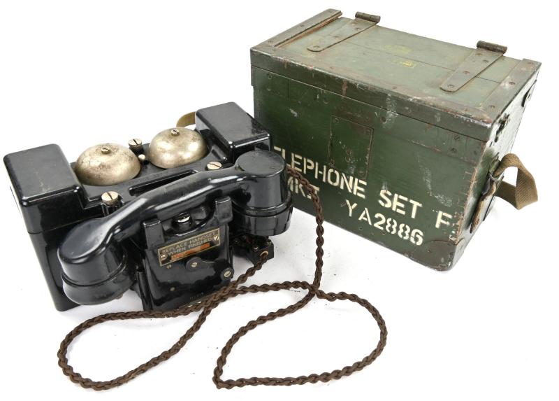 British WW2 MK2 Field Telephone Set F