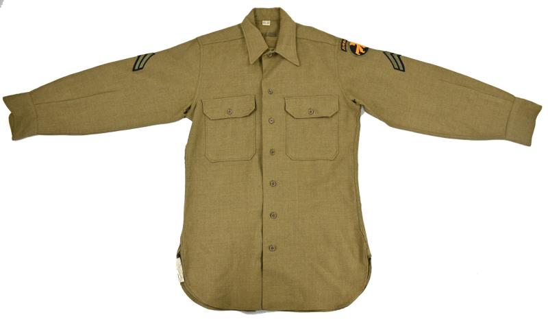 US WW2 17th Airborne Division Wool Shirt 'Casimer M. Koperniak'