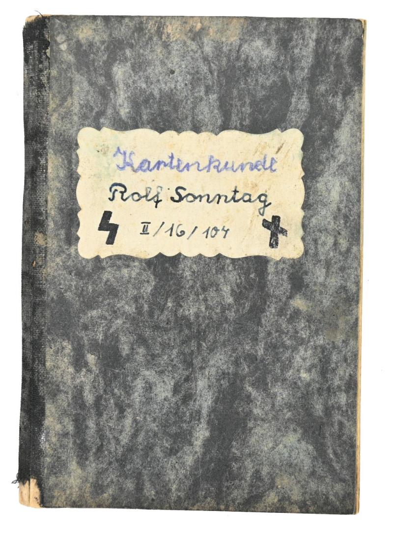 German Hitler Youth Study Notebook