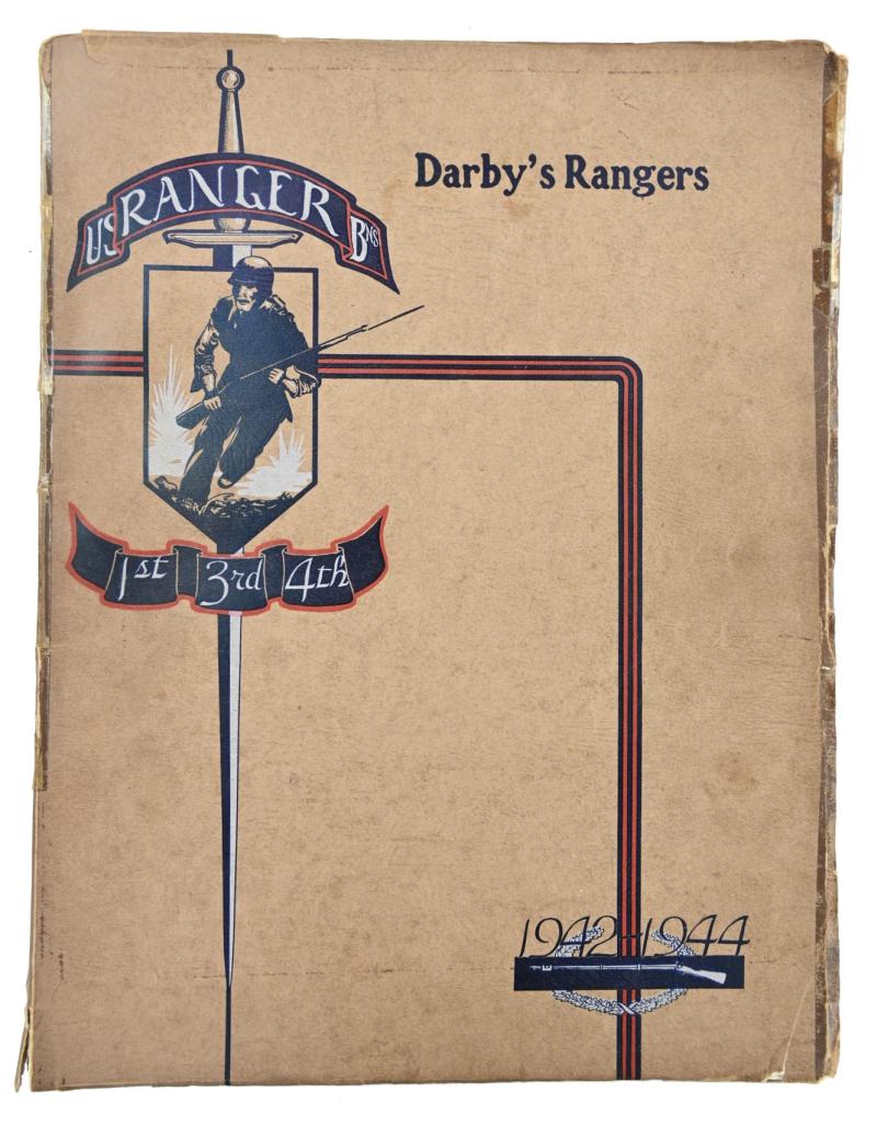 US WW2 Published book 'Darby's Rangers' 1945