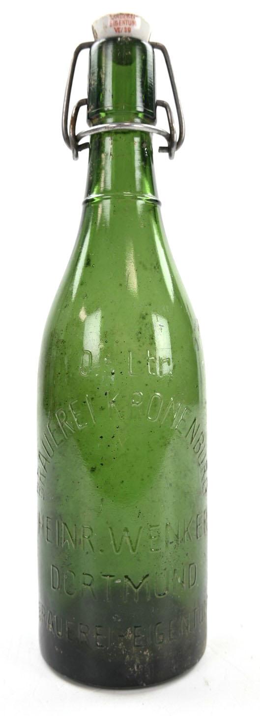 German Third Reich Era Beer Bottle 1941