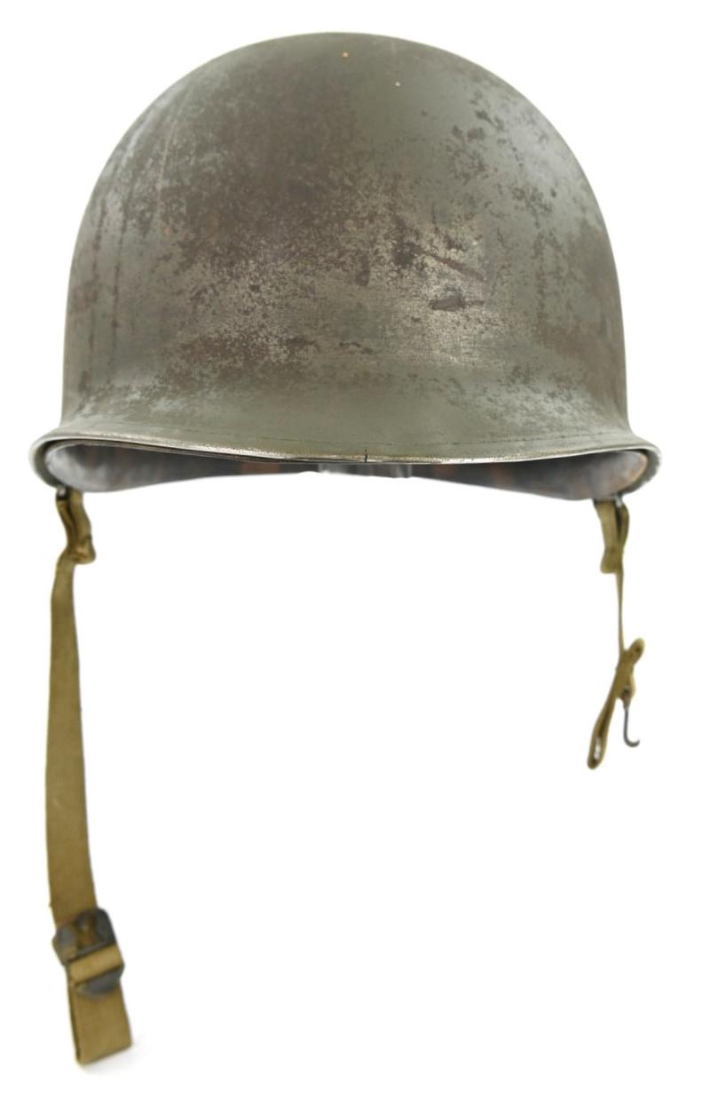 US WW2 M1 Fixed Bale Combat Helmet