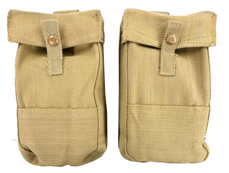 British WW2 Matching Basic Pouches 1941